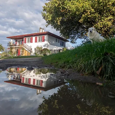 Amaren Bidea A Aroue, Chez Simone Et Manu, Parfaitement Sur Le Gr65 Vandrerhjem *
